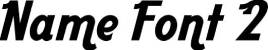 Name Font 2